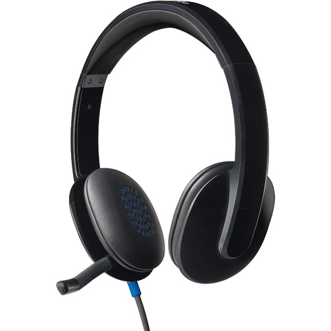 Logitech 981-000480, H540 USB Headset - Black
