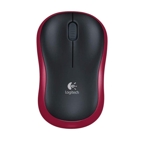 ماوس Logitech M185 لاسلكي Nano للاستخدام اليومي – أحمر
