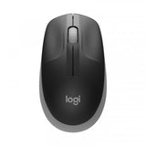 ماوس Logitech M190 لاسلكي بالحجم الكامل للاستخدام اليومي – رمادي متوسط (Mid Grey)
