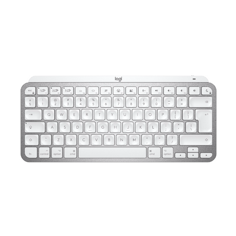 Logitech, MX Keys Mini For Mac Wireless Illuminated Keyboard (English) - Silver