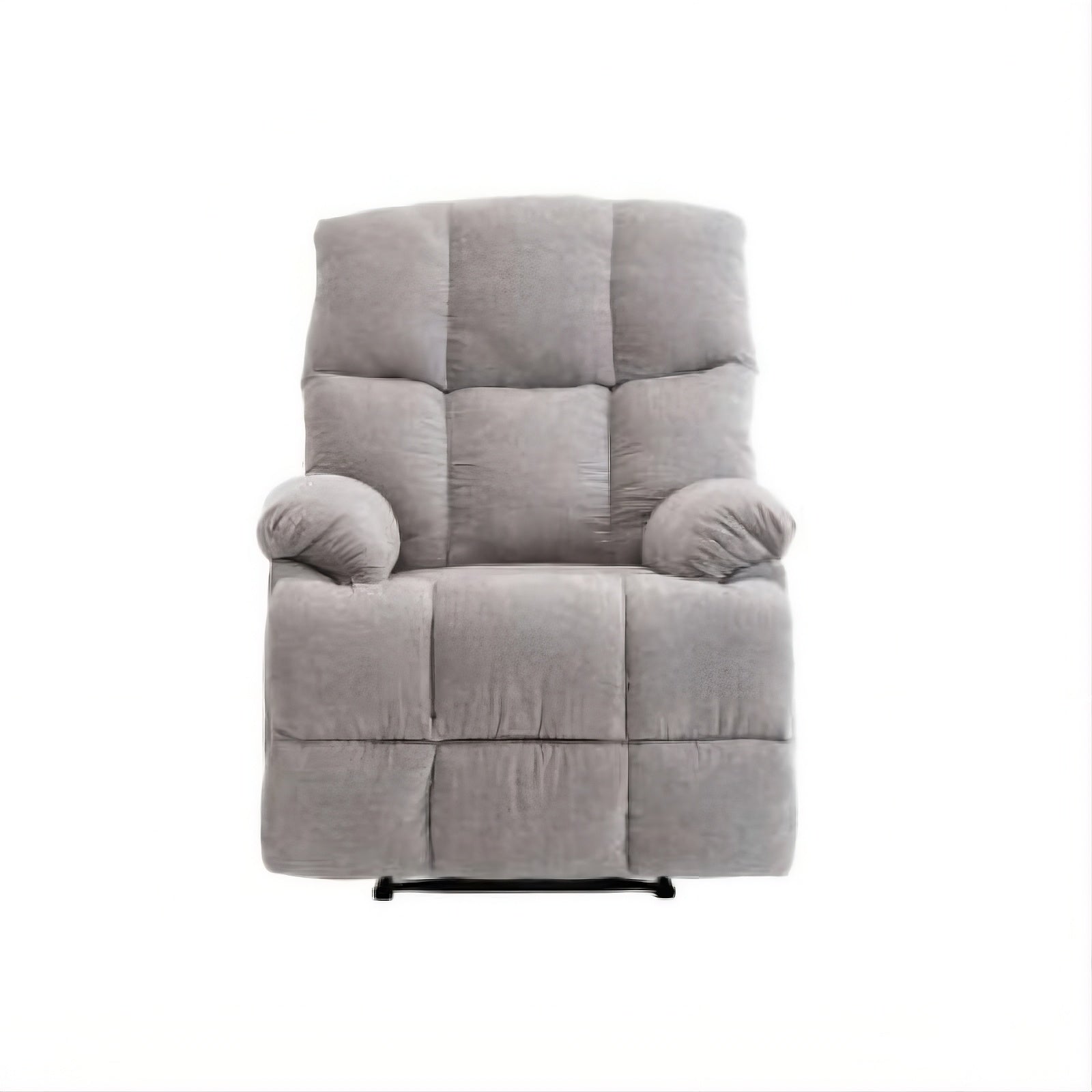 Lounge Swivel Rocking Recliner Sofa – Chenille Fabric (88 x 94 x 103 cm) - Light Grey