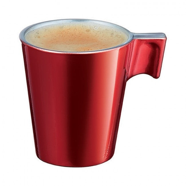 Luminarc Flashy Expresso Cup Red 8c