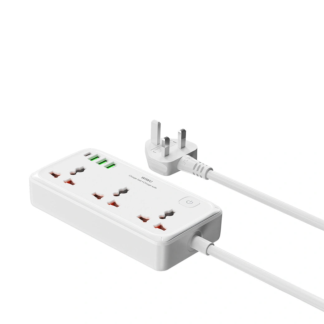 WiWU Wi-S005 30W Cube GaN Multifunction Power Strip EU/UK