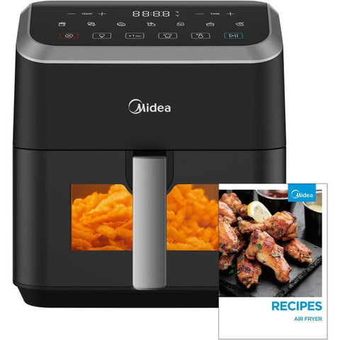 Midea 1500Watts, 5.5 Liters Capacity Digital Air Fryer - MAD-550F2APK