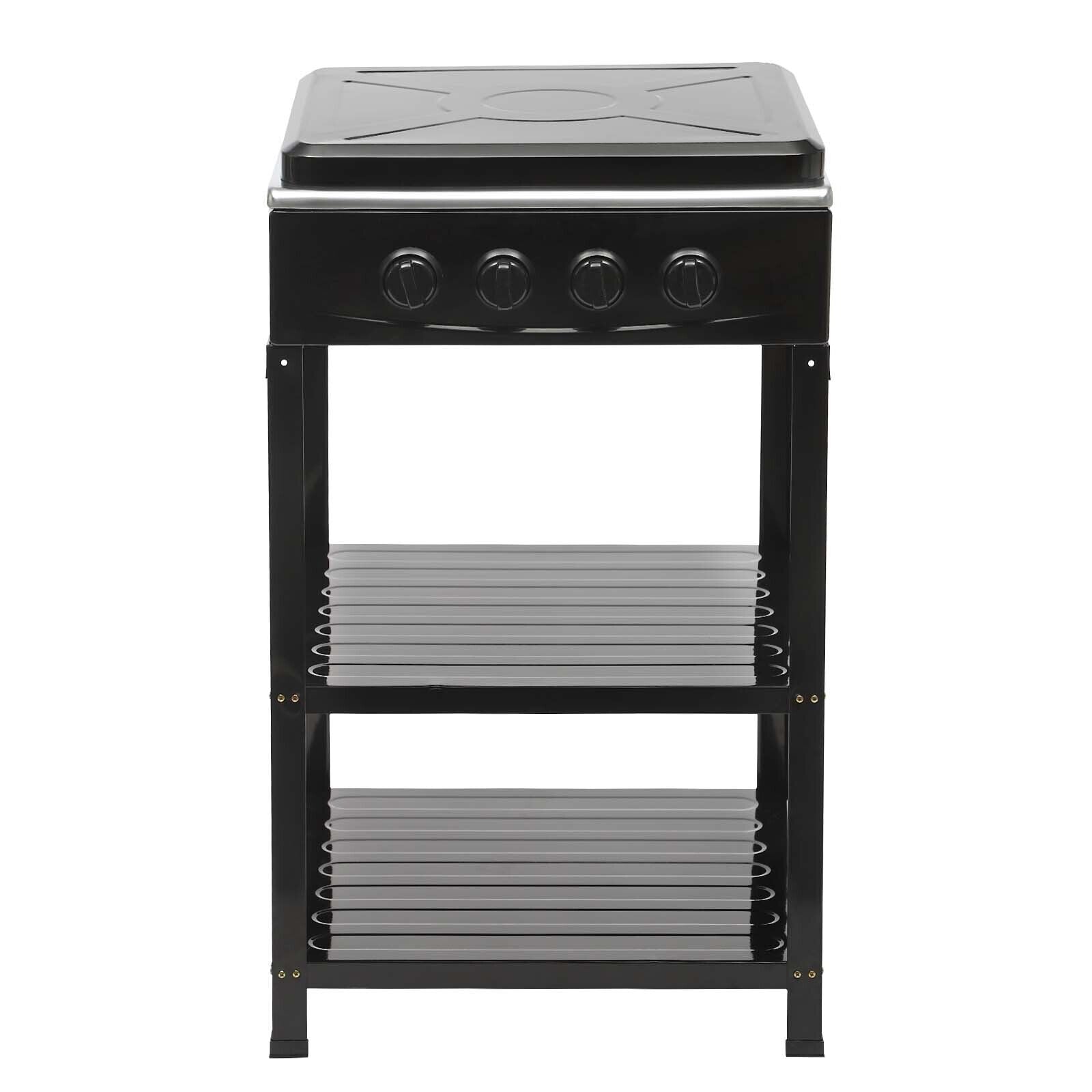 Boko Deluxe 4 Burner Propane Gas Stove with Auto Ignition & Detachable Legs