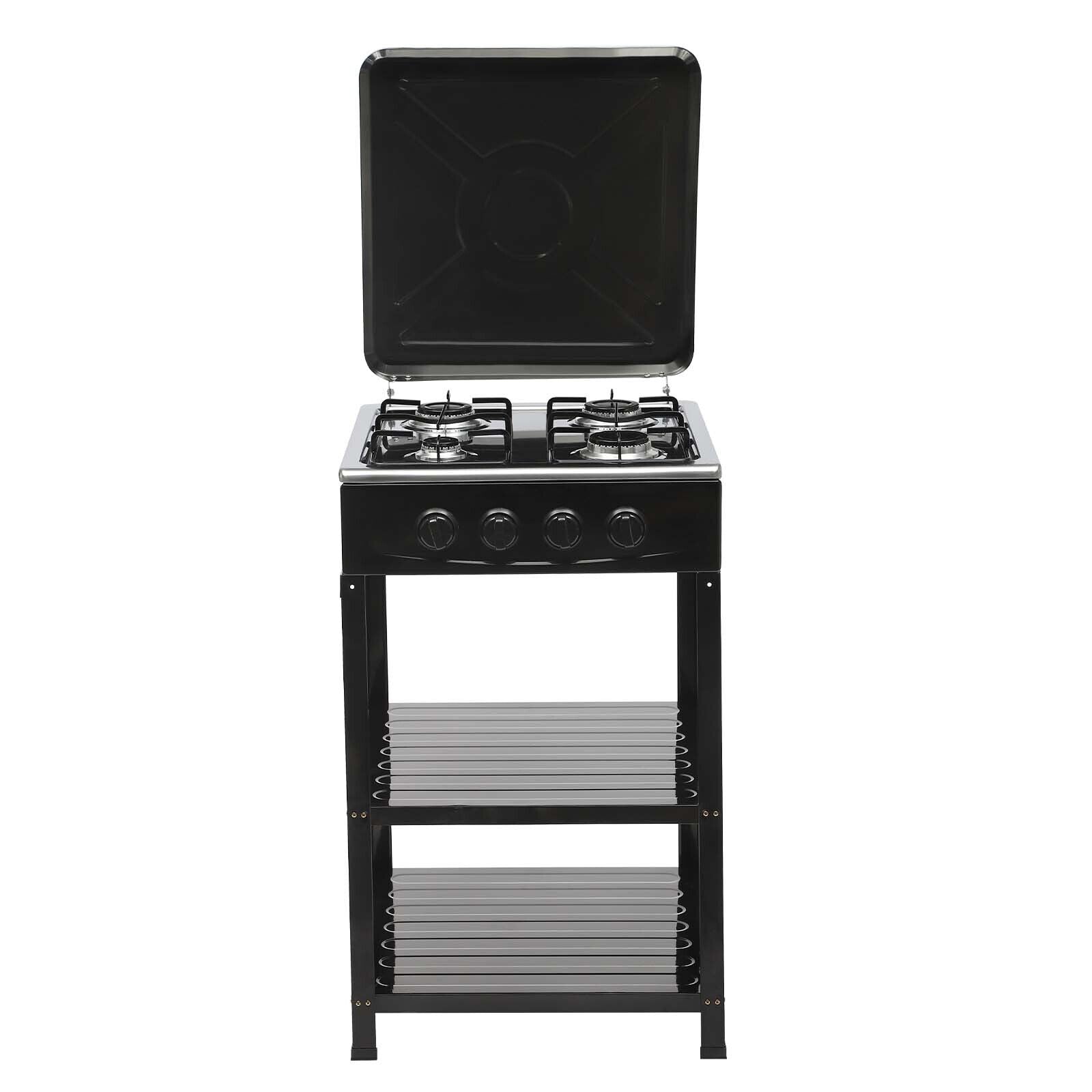 Boko Deluxe 4 Burner Propane Gas Stove with Auto Ignition & Detachable Legs