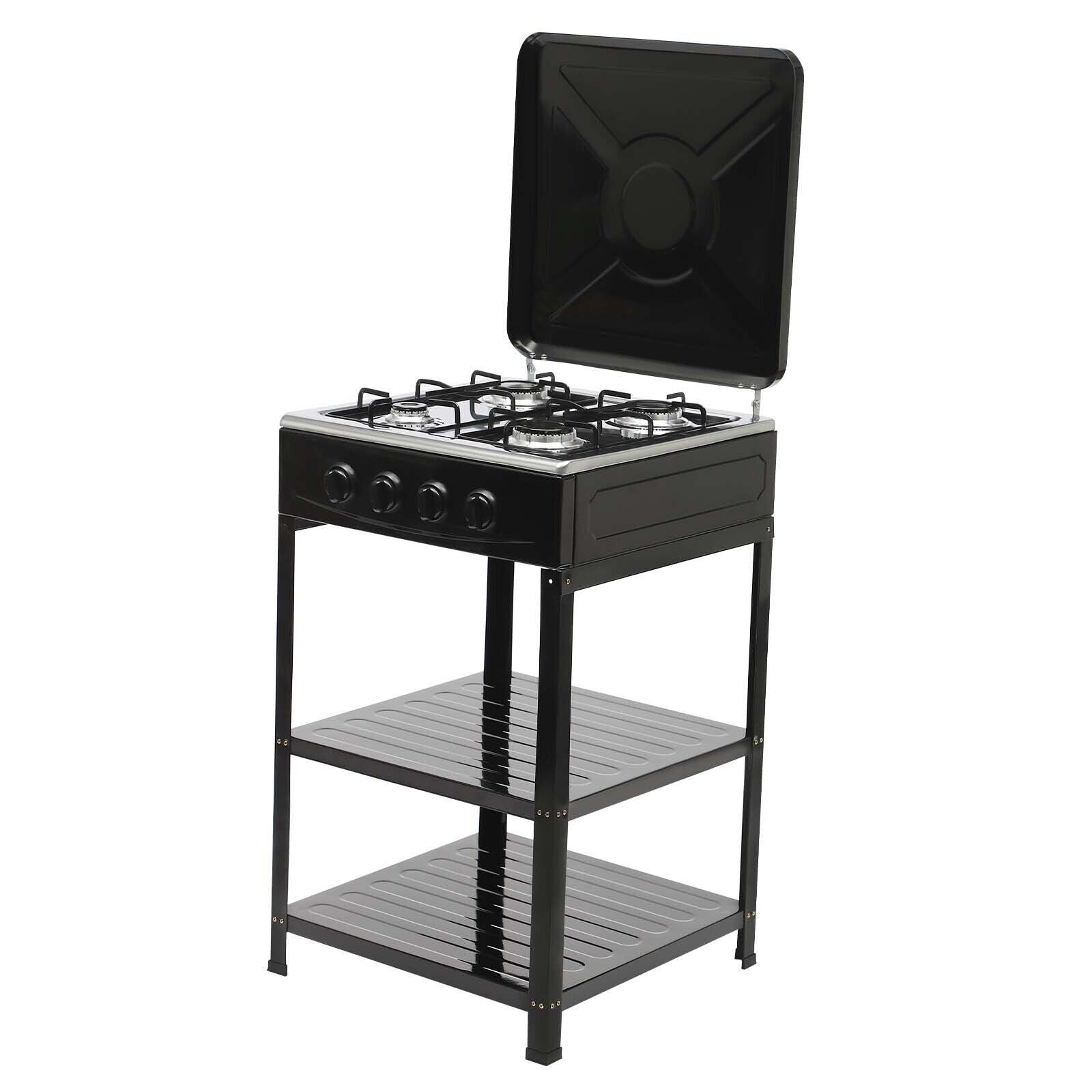 Boko Deluxe 4 Burner Propane Gas Stove with Auto Ignition & Detachable Legs