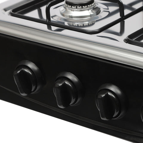 Boko Deluxe 4 Burner Propane Gas Stove with Auto Ignition & Detachable Legs