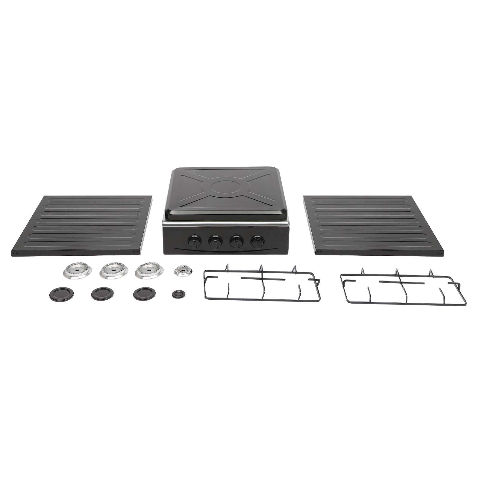 Boko Deluxe 4 Burner Propane Gas Stove with Auto Ignition & Detachable Legs