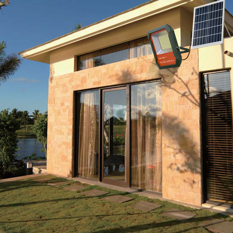 Galaxy Light Solar LED Floodlight with Remote Control, IP67 Waterproof Design & Separate Solar Panel