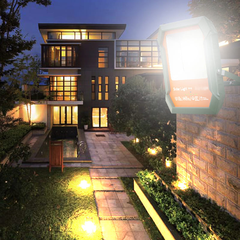 Galaxy Light Solar LED Floodlight with Remote Control, IP67 Waterproof Design & Separate Solar Panel