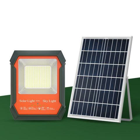 Galaxy Light Solar LED Floodlight with Remote Control, IP67 Waterproof Design & Separate Solar Panel