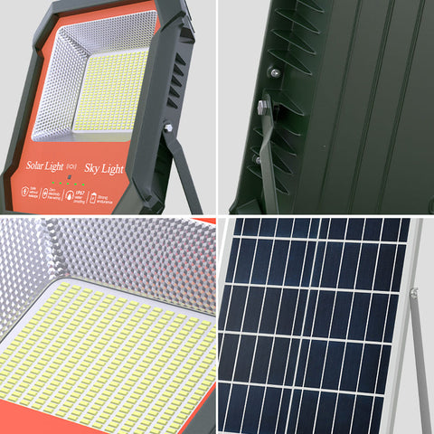 Galaxy Light Solar LED Floodlight with Remote Control, IP67 Waterproof Design & Separate Solar Panel