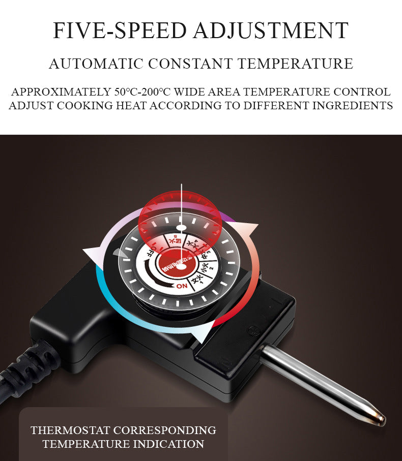 KKF, 9-in-1 Multi-Function Electric Cooking Pot for Frying, Grilling and Roasting – 12L