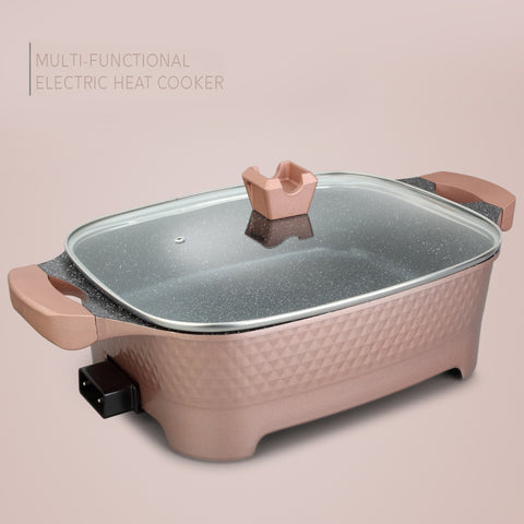 KKF, 9-in-1 Multi-Function Electric Cooking Pot for Frying, Grilling and Roasting – 12L