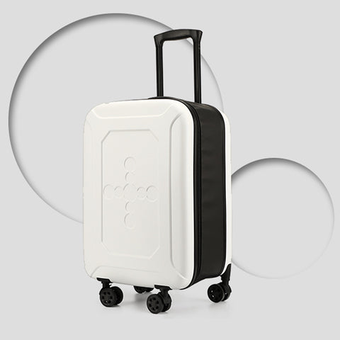 KKF, 20-Inch Foldable & Expandable Travel Luggage Bag with 360° Spinner Wheels & Numeric Padlock