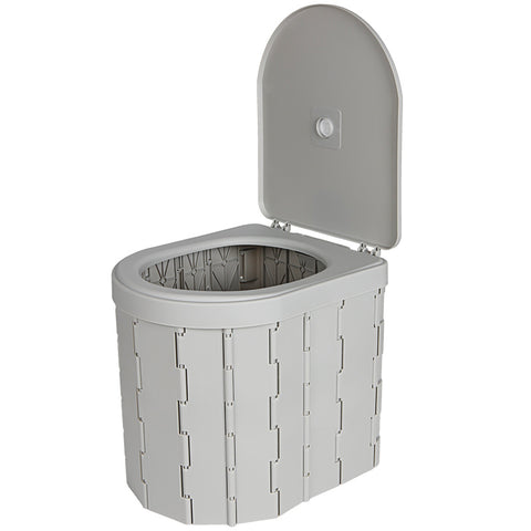 Portable Foldable Toilet Bucket & Trash Can for Outdoor & Camping