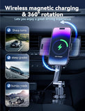 TOPGO Cup Phone Holder Wireless Charger - Black