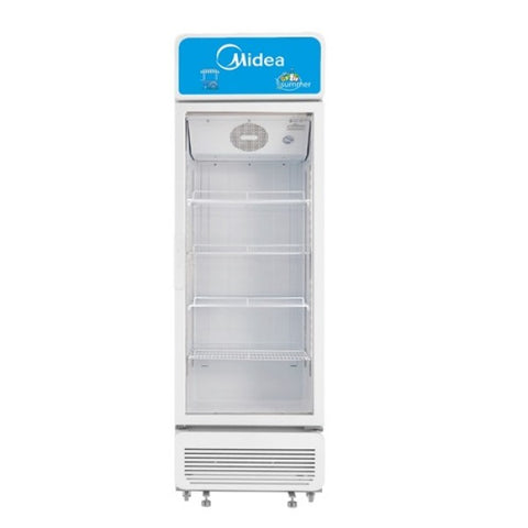 Midea Refrigerator, 562L, 19.8Cft - 1 Door with Glass Shelves