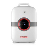 ثلاجة PoweroPlus صغيرة بسعة 22L ونظام تبريد ثنائي النواة CNC K22-2 - رمادي
