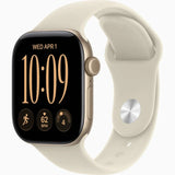 Apple Watch S 12 GPS 42mm Light Gold Aluminium Case with Sand Sport Band - S/M