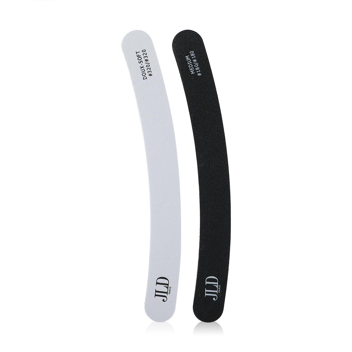JLD Paris, Nail File Set - 2 Pcs, Professional Nail Shaping & Smoothing