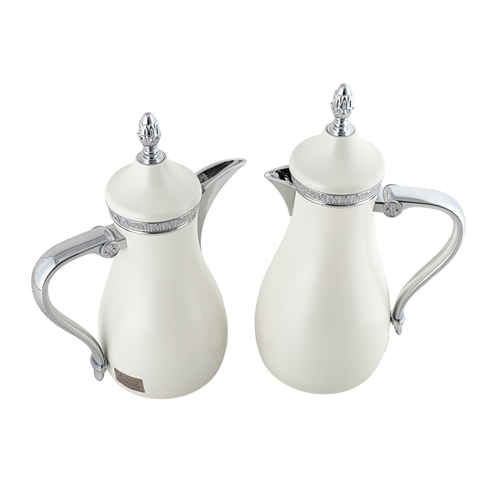 Vaccum Flask Set - 1L + 700ml - Ivory