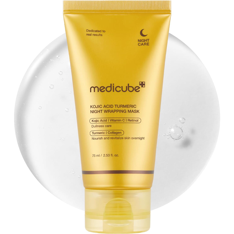 Medicube, Kojic Acid Turmeric Night Wrapping Mask, 75ml