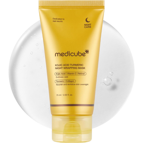 Medicube, Kojic Acid Turmeric Night Wrapping Mask, 75ml