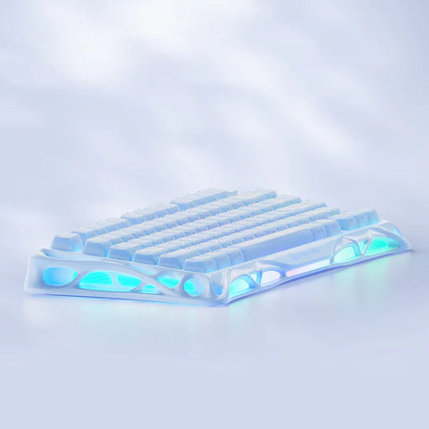 GravaStar Mercury K1 75% Wireless Mechanical Gaming Keyboard_Special Edition - Ice Blue