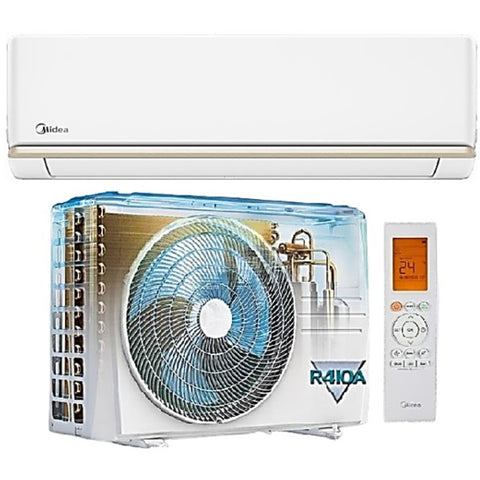 Midea, Split Air Conditioner, 1 Ton, 11,950 BTU, Cool Only, R410A, Rotary Compressor