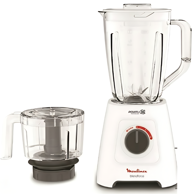 Moulinex, Blendforce Blender 600W 2L with XL Chopper – LM42X127