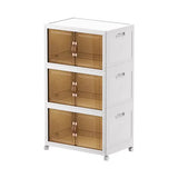 Multipurpose Multi Layer Foldable Stackable Storage Cabinet Box for Home, Bedroom, Kitchen & Garage