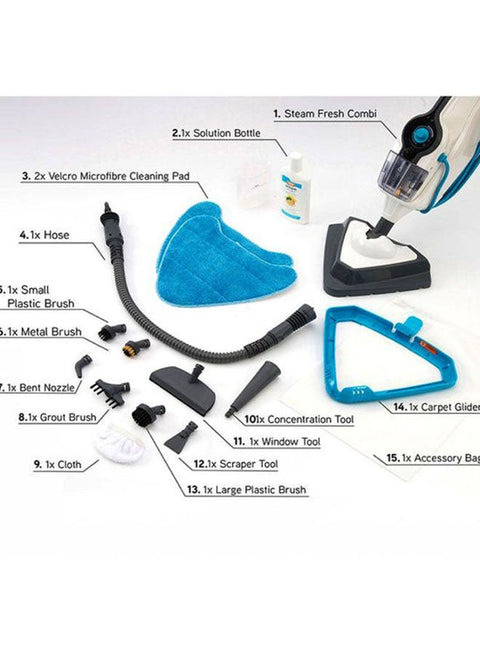 Hoover 2-In-1 Steam Mop And Handheld Vacuum Cleaner 1600.0 W HS86-SFC-M Blue/White