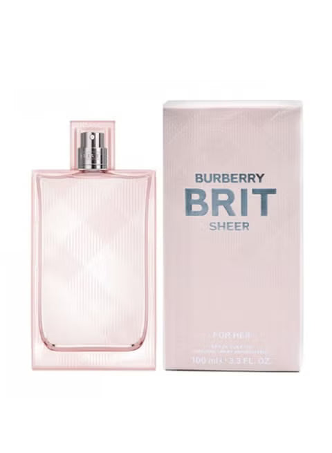 Burberry Brit Sheer EDT For Her - 100 ml