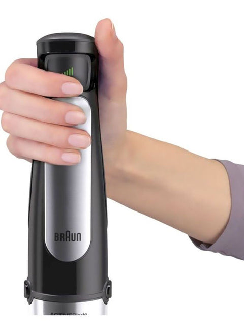 Multi Quick 7, 1.5L Food Processor, 0.600L Beaker, Whisk, Stainless Steel