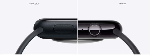 Apple Watch Series 10 GPS 46 mm with Jet Black Aluminium Case with Ink Sport Loop