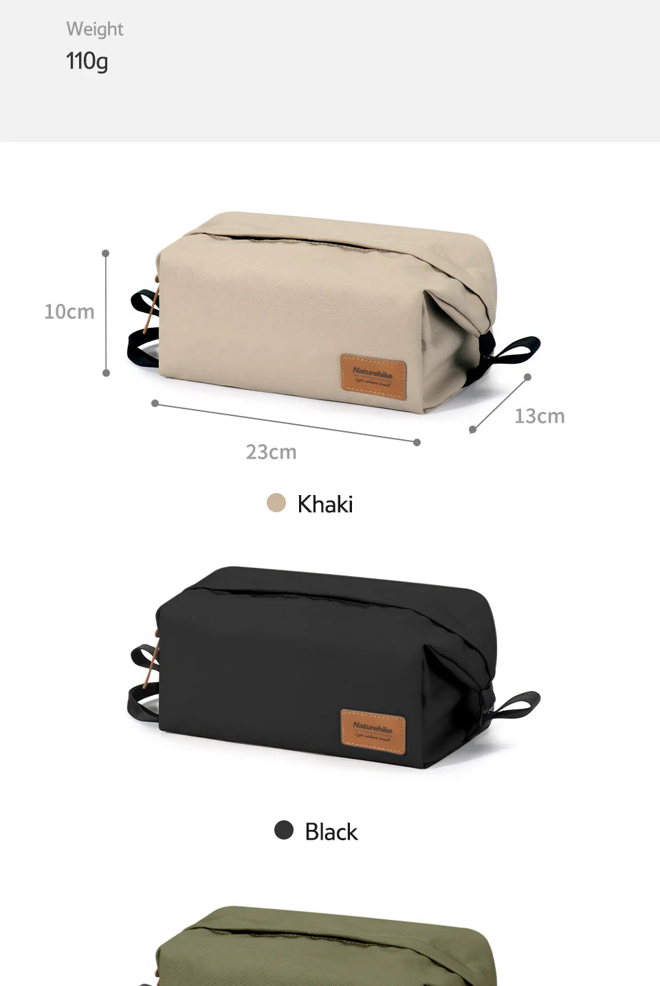 Naturehike XS01 Toiletry Bag - Black