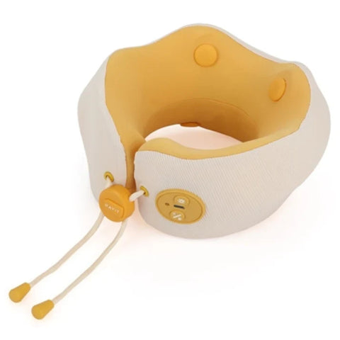 Buy HAVIT-EM1601 Care-Eye Massager With Neck Massager NM1702 - Yellow Online in Be3ah Kuwait