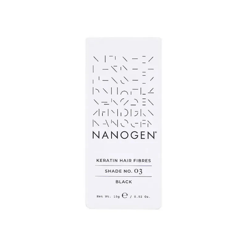 Nanogen Keratin Hair Fibres, 15g - Black