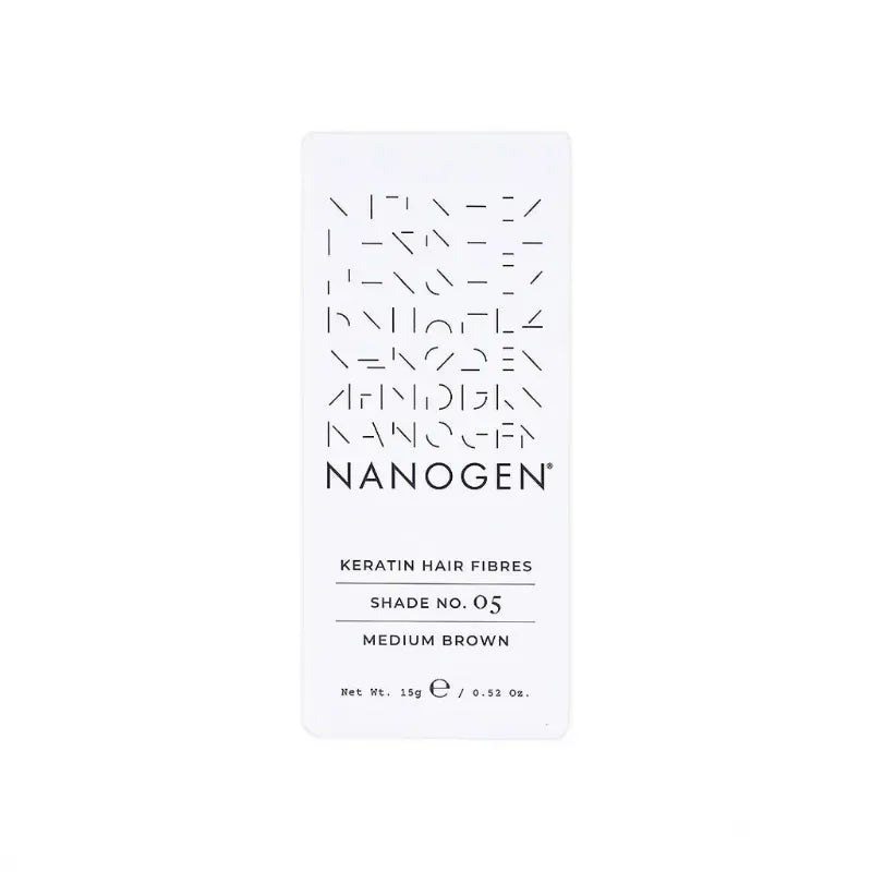 Nanogen Keratin Hair Fibres, 15g - Medium Brown