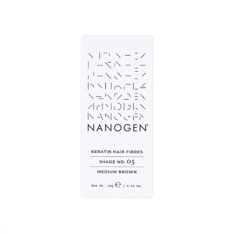 Nanogen Keratin Hair Fibres, 15g - Medium Brown