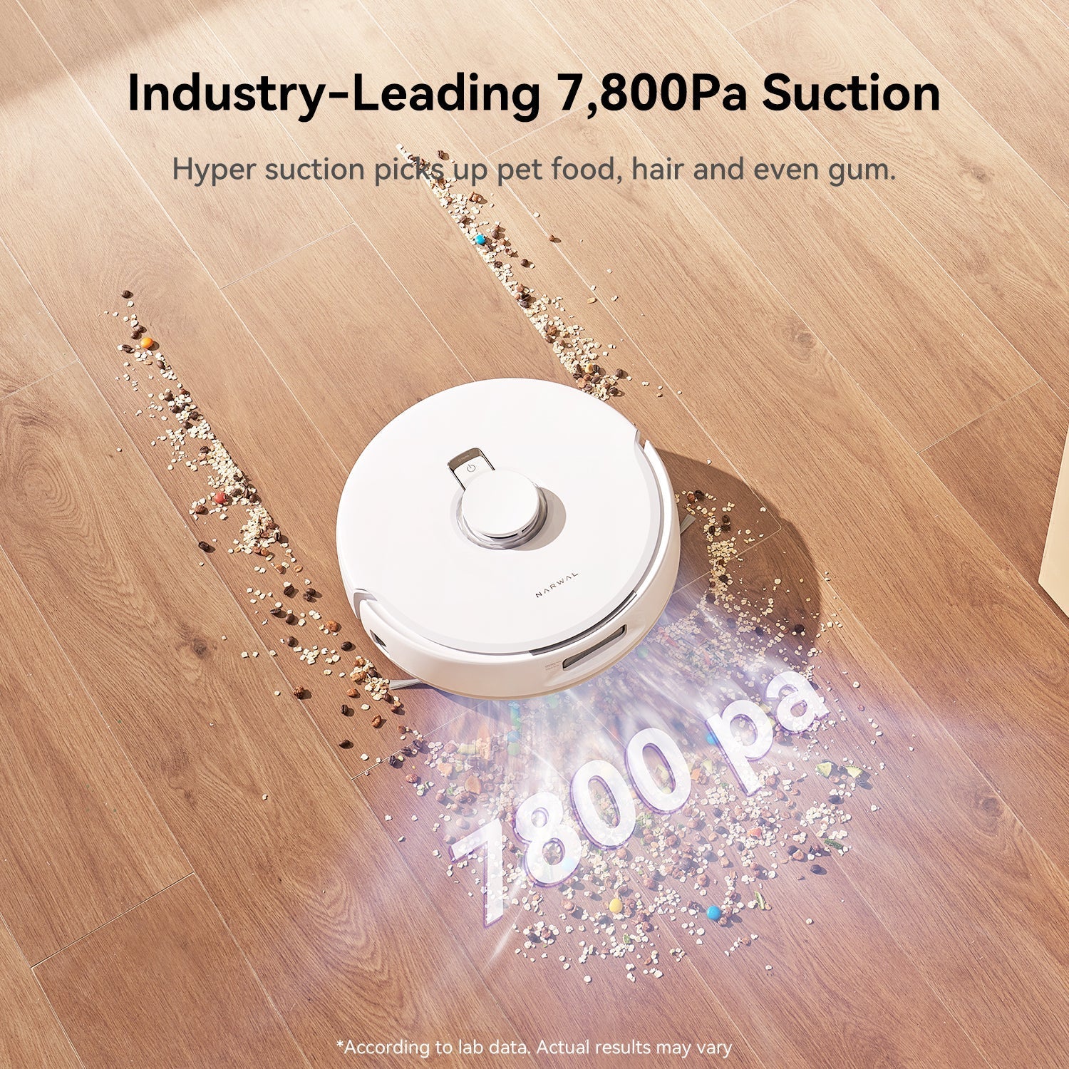 Narwal Freo X Plus, Robot Vacuum and Mop - 7800Pa Suction, 7 Week Dust Bag, 6N Mop, Tri-Laser Navigation