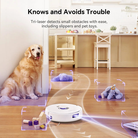 Narwal Freo X Plus, Robot Vacuum and Mop - 7800Pa Suction, 7 Week Dust Bag, 6N Mop, Tri-Laser Navigation