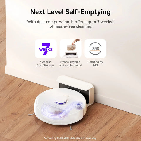 Narwal Freo X Plus, Robot Vacuum and Mop - 7800Pa Suction, 7 Week Dust Bag, 6N Mop, Tri-Laser Navigation
