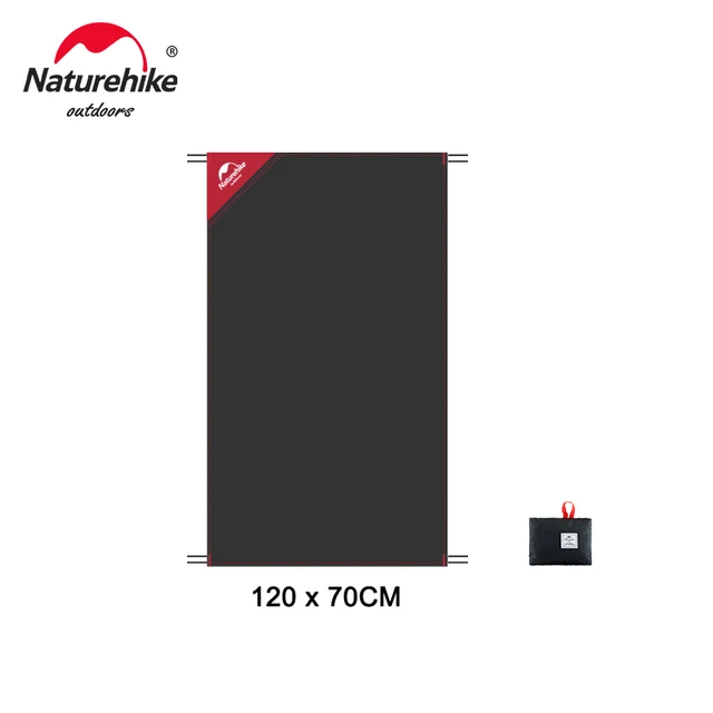 Naturehike Outdoor Multi Functional Ultra Light Floor Cloth - Black S (120*70)