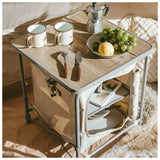 Naturehike Mini Outdoor Folding Shelf - Oat