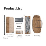 Naturehike Shower and Changing Tent - Brown (140*140*230)