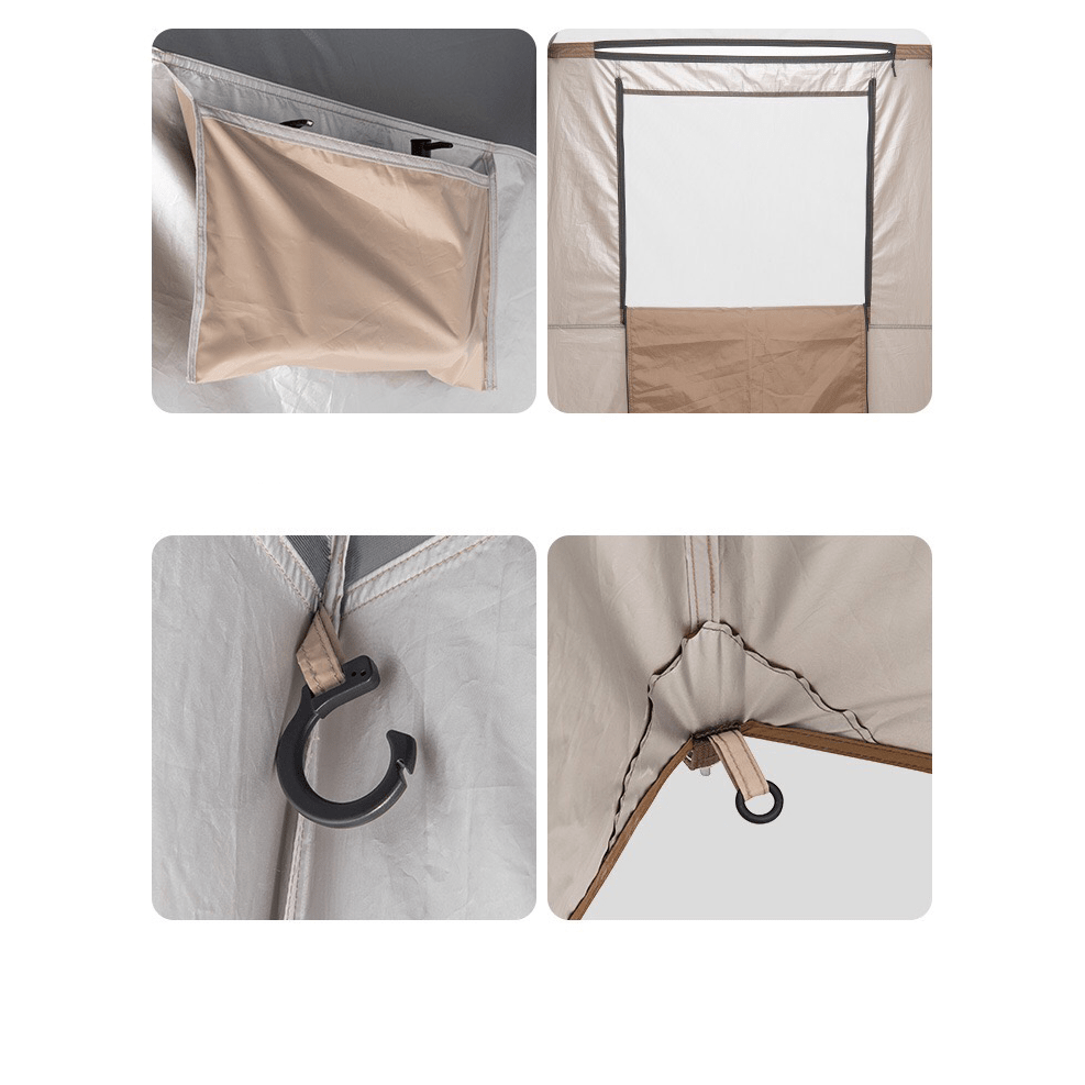 Naturehike Shower and Changing Tent - Brown (140*140*230)