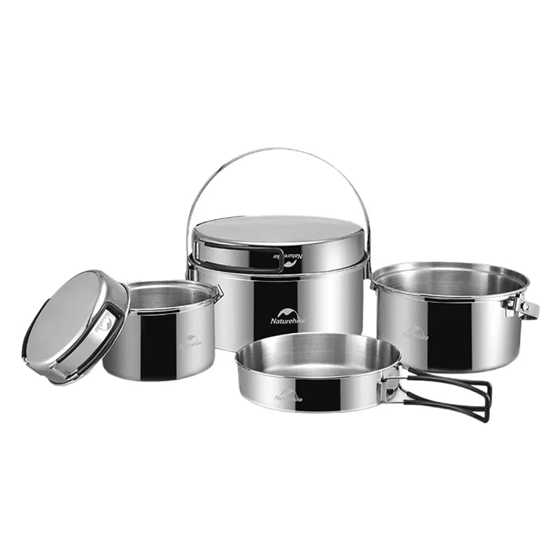 Naturehike Stainless Steel Pot Set